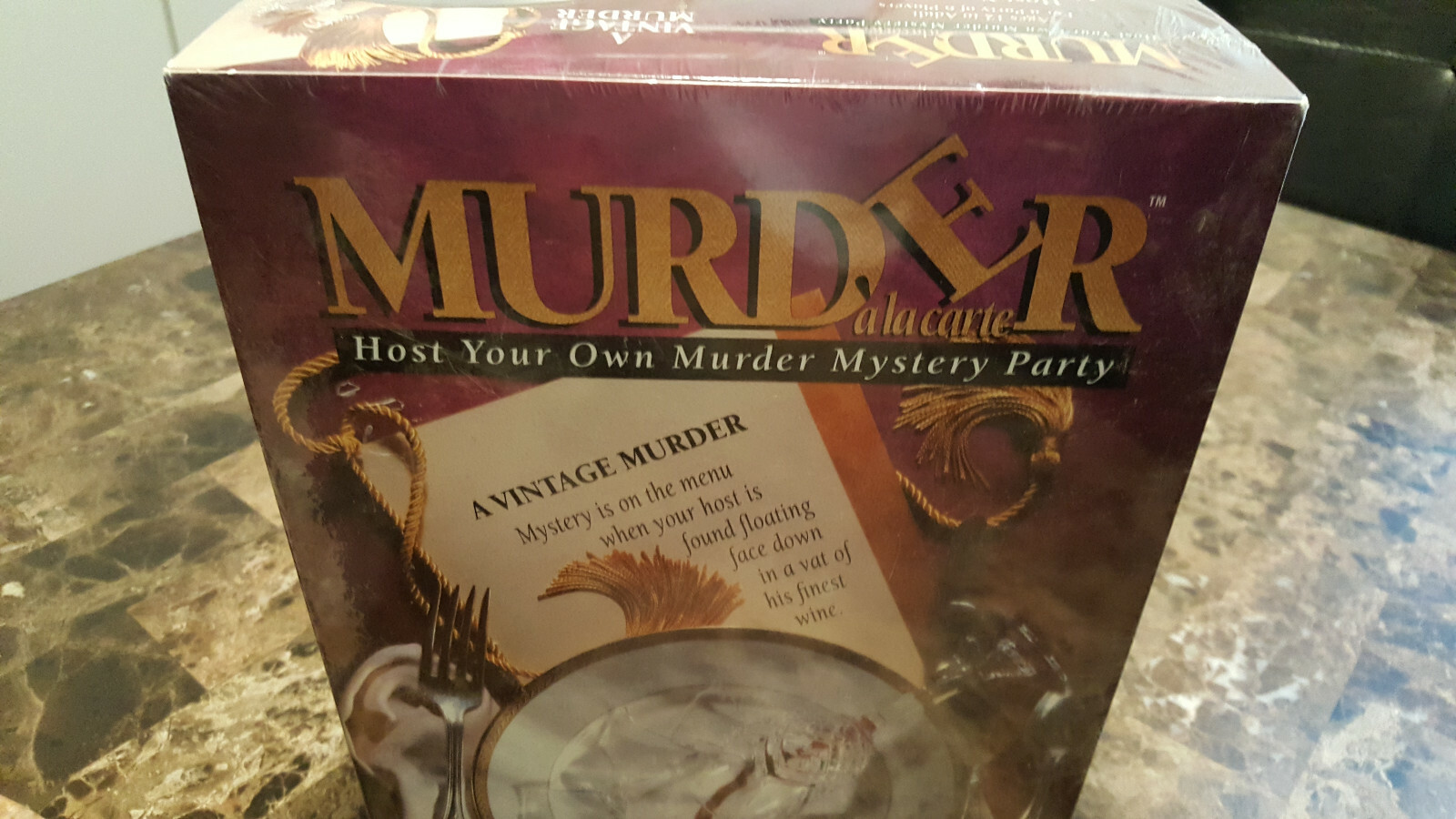 Murder A la carte, a Vintage Murder game 1993 NEW!