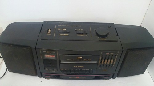 Vintage JVC PC-V66 Cassette AM/FM Boombox Ghettoblaster