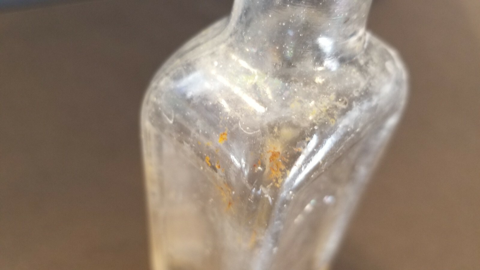 Antique Glass Bottle, Singer Manufacturing Co, 5