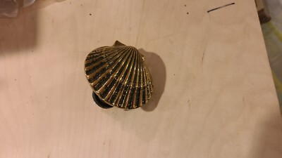 Michael Healy Doorbell Ringer Clam in Polished Brass