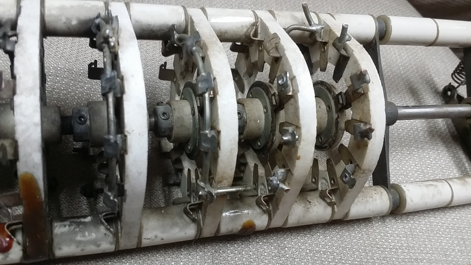 9 pos. 6 deck ceramic rotary switch, band switch, heavy duty