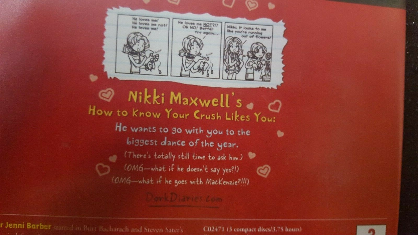 Recorded Books- Dork diaries Tales form a not So Happy Heartbreaker 3 Disc Set