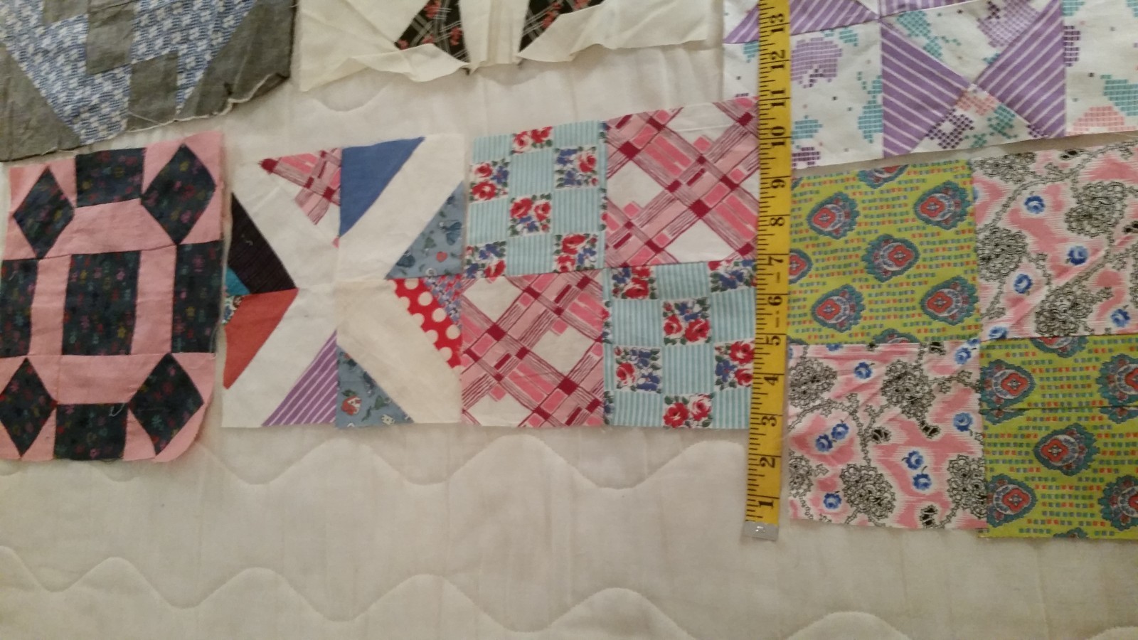 Vintage Mix Match Quilt Blocks