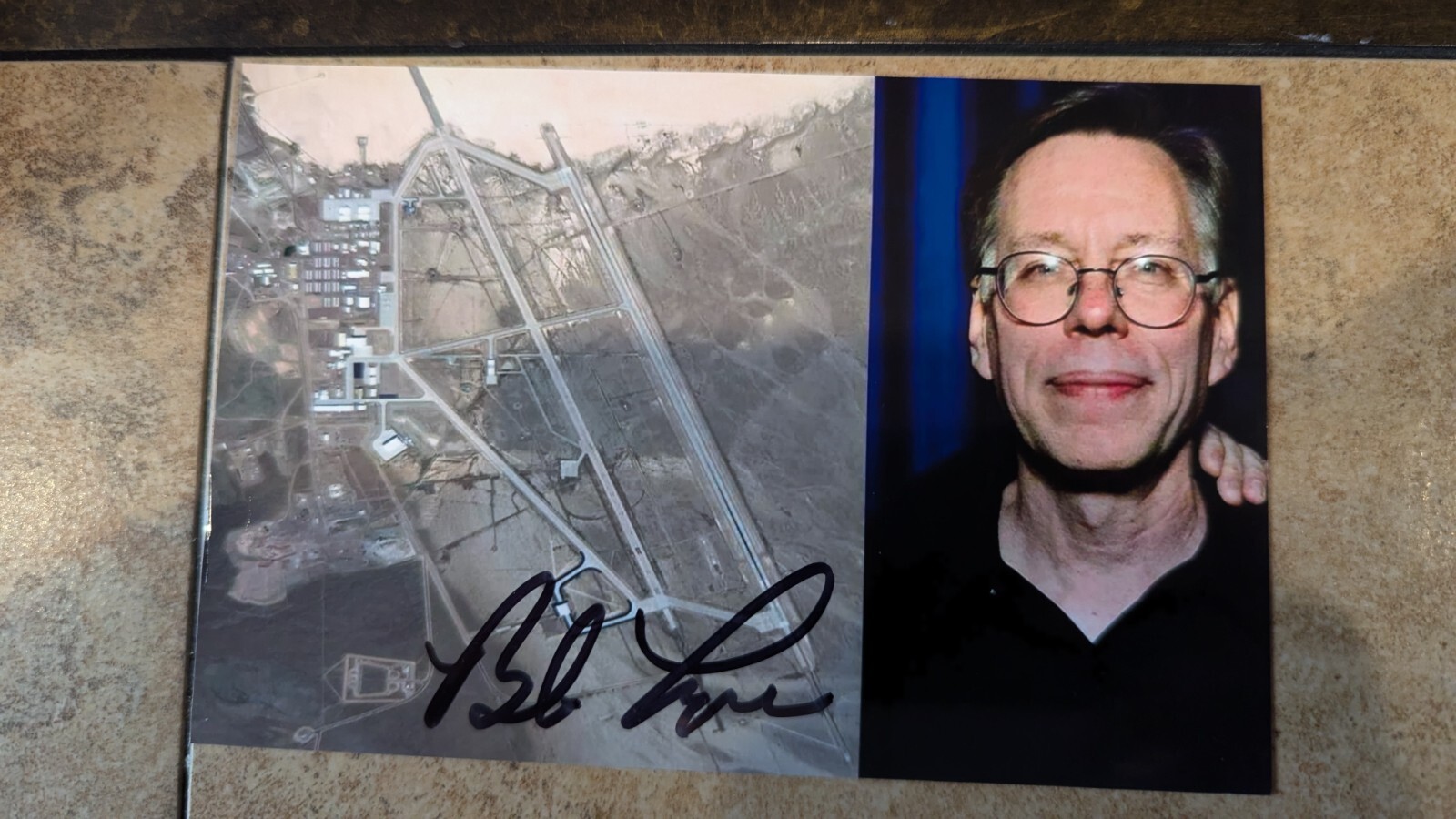 BOB LAZAR Signed 4x6 Photo AREA 51 UFO AUTOGRAPH is