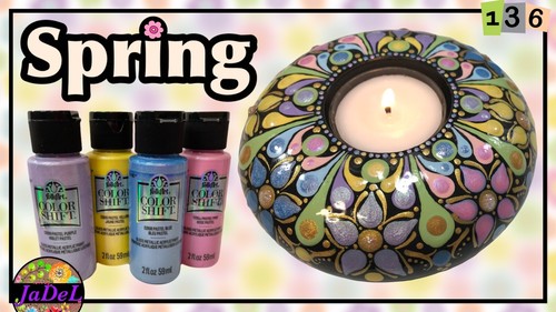 Spring Candle Holder - Handmade Tea light Holder- ASO YouTube - By JaDeL