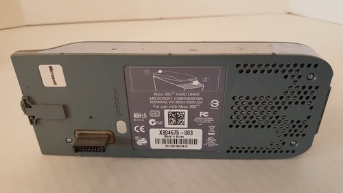 Microsoft Xbox 360 20GB Hard Drive HD X804675-003 HDD MEMORY EXTERNAL TESTED!!!
