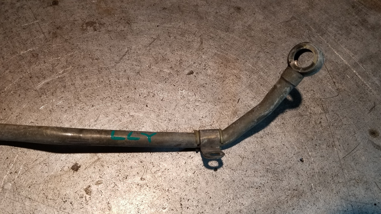 04 05 Chevy GMC 6.6 LLY Duramax Fuel LINE 97357395 Feed to FICM - Picture 3 of 3