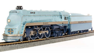 BLI 7352 HO Scale 4-6-4 Hudson Steam Loco Santa Fe Blue Goose 3460