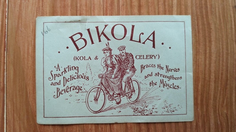 Rare 1897 Bikola - Kola & Celery - Soda Label