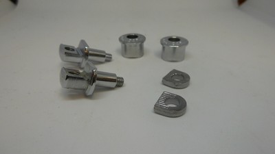 NOS CAMPAGNOLO VINTAGE 80/'s Brake Caliper Dome Nuts 4 pack steel 6mm threaded