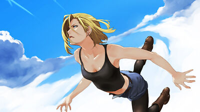 Anime dragon ball z android 18 blonde girls fan art Playmat Game Mat Desk