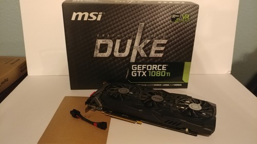 MSI GeForce GTX 1080 Ti DUKE 11G OC - Nvidia VR -  in original box
