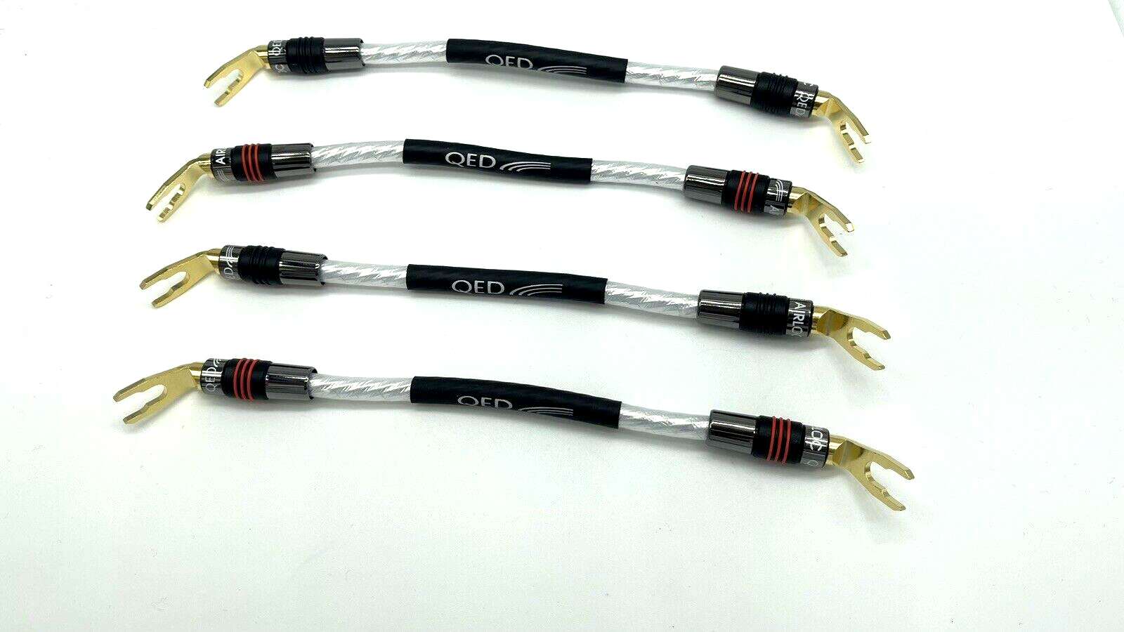 QED Jumper Links Genesis Silver Spiral 4x 20cm QED Airloc