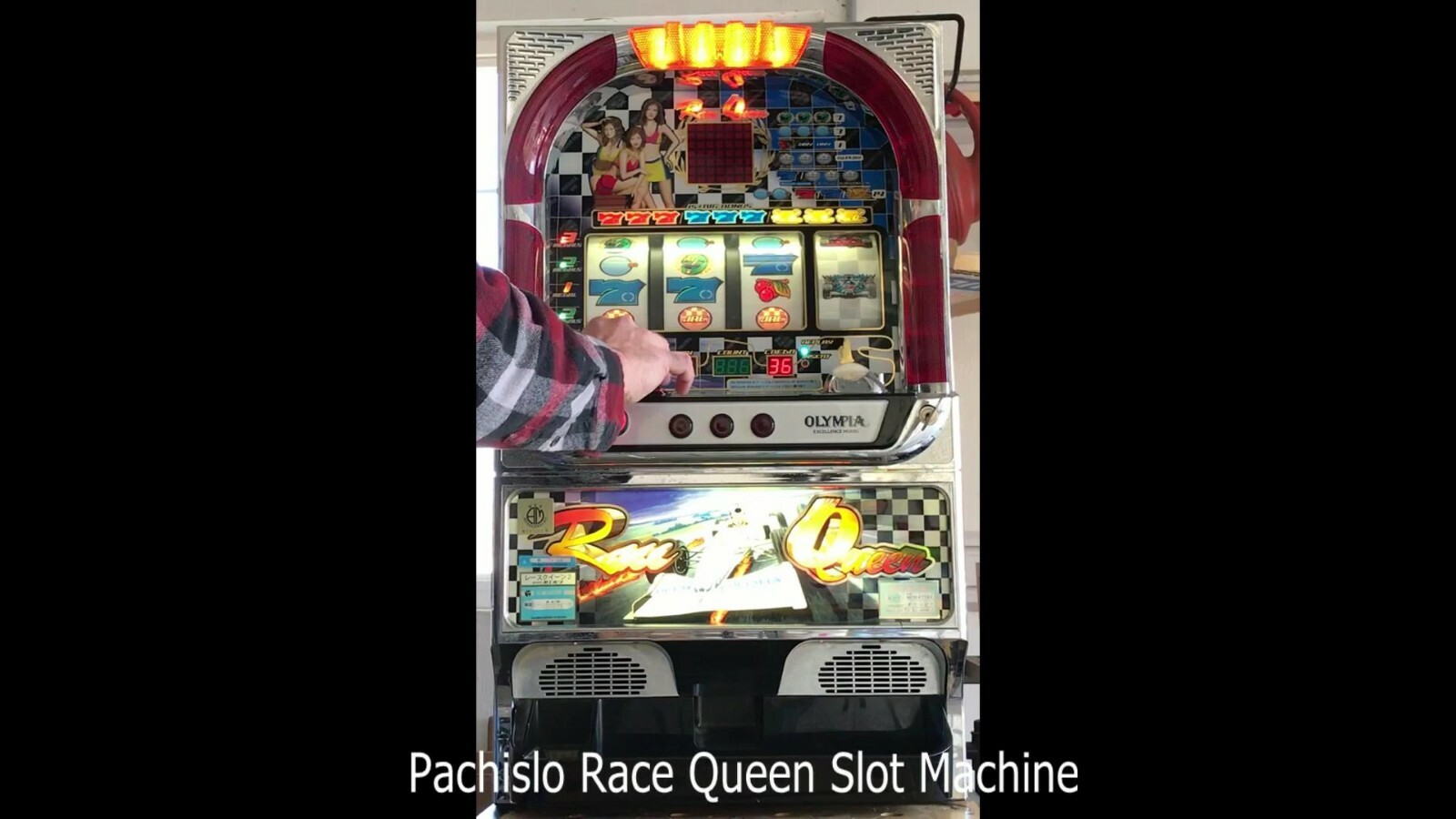 RARE QUARTER / TOKEN PACHISLO RACE QUEEN SLOT MACHINE / 412 PG MANUAL