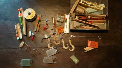 Lot De Cuillères Et Leurres Anciens – Pêche Truite – Fabriqué En France