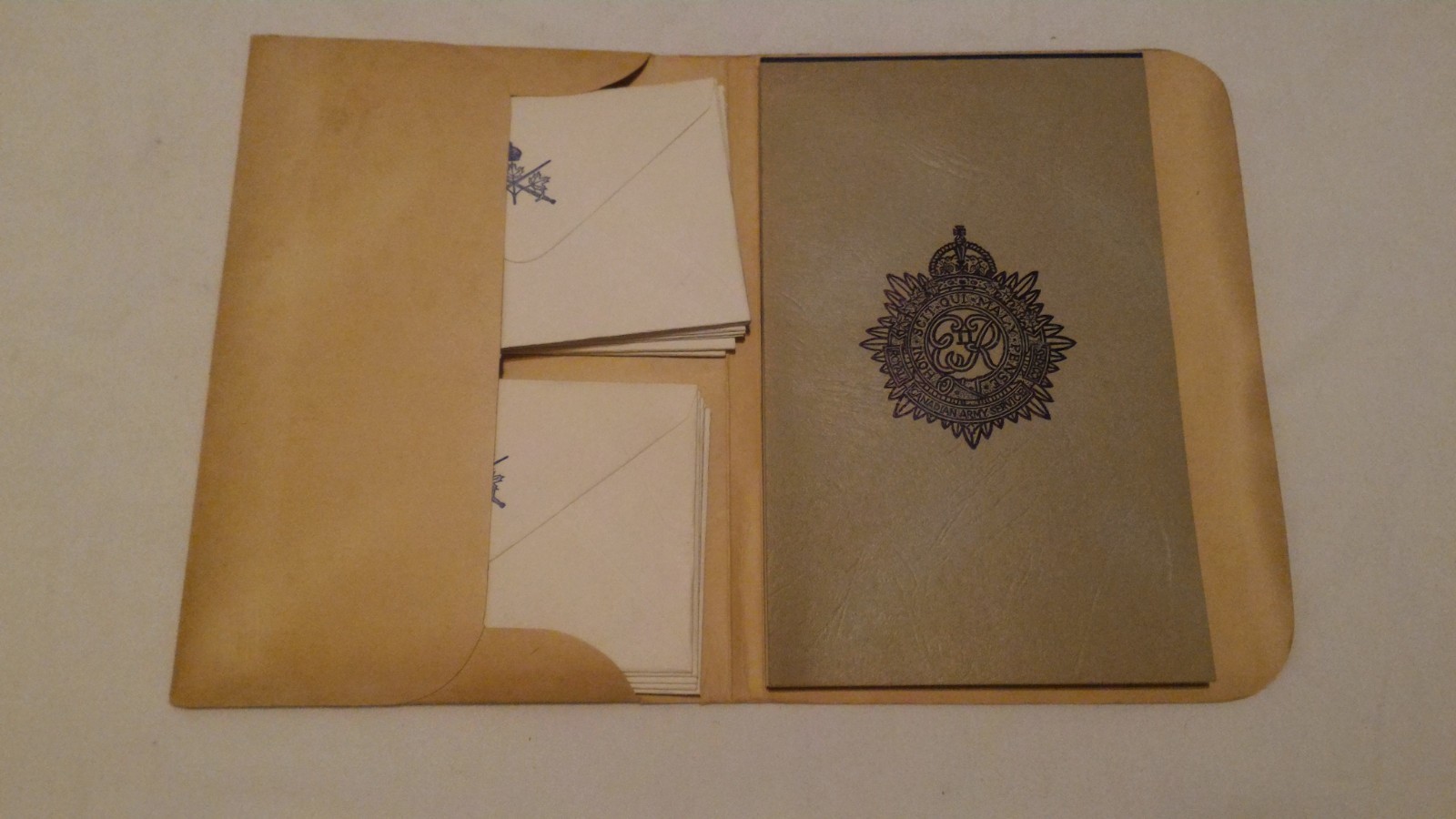 Post WW2 WWII Canadian Canada RCASC Royal Army Service Corps Writing Kit