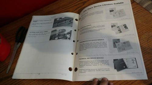 JOHN DEERE 332 Lawn & Garden Tractor Operators MANUAL NICE ORIGINAL