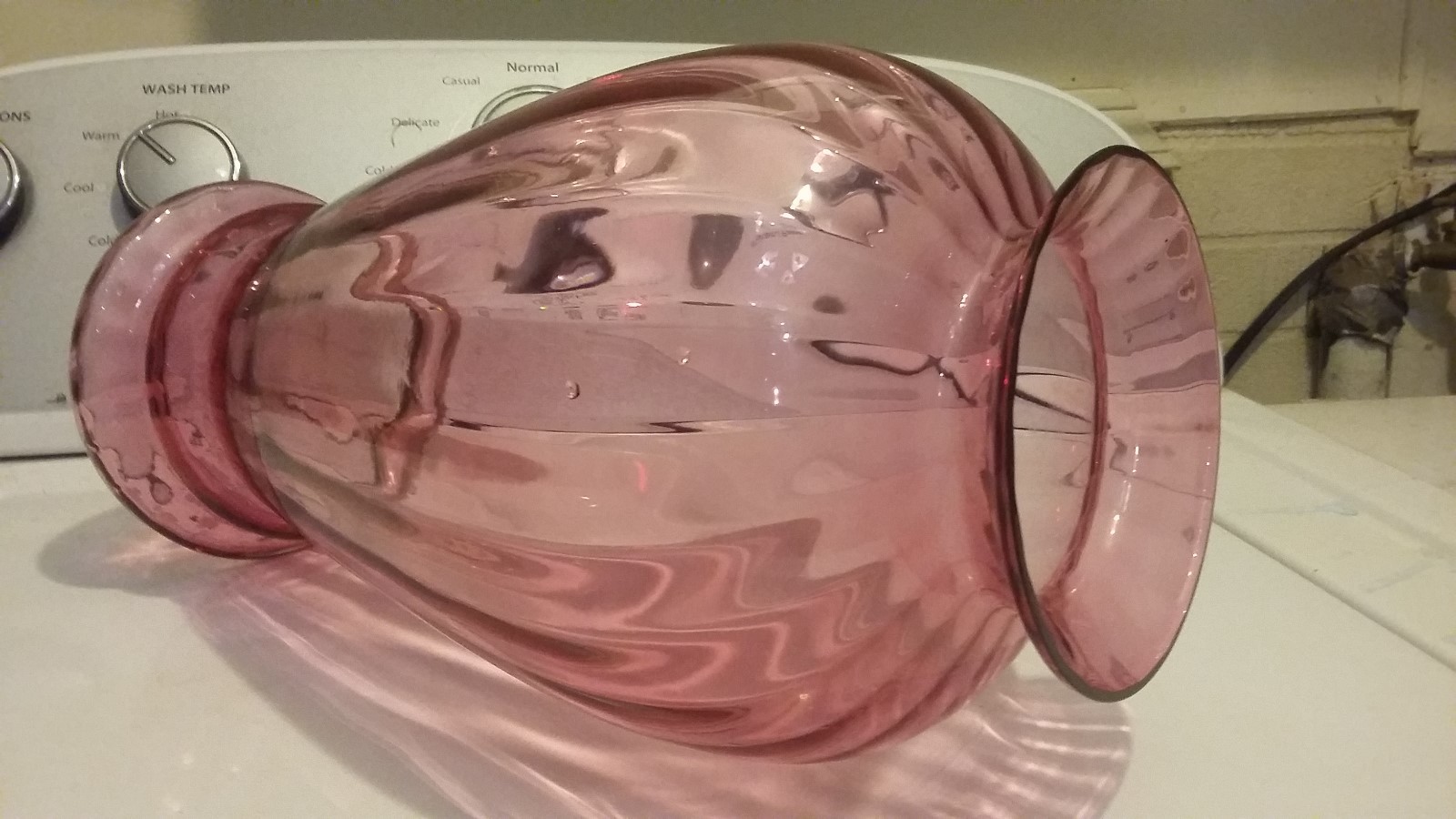 ANTIQUE Victorian PINK Tint GLASS 13