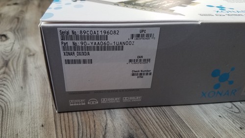 ASUSTeK COMPUTER PCI Express x1 (XONAR DX/XD) Sound Card