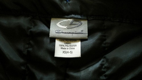 Kids Champion Winter Snow Pants, Size XS 4-5, Blue Excellent! Unisex