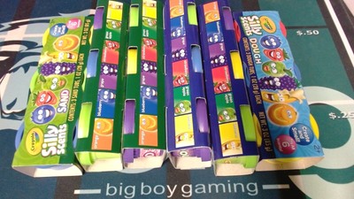 Crayola Silly Scents Sand/Dough assorted lot of 3pks 3 1oz tubs each