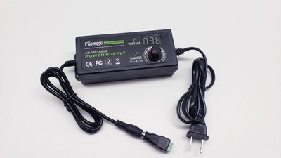 Adjustable Power Supply 5A 3V-12V w/ connector