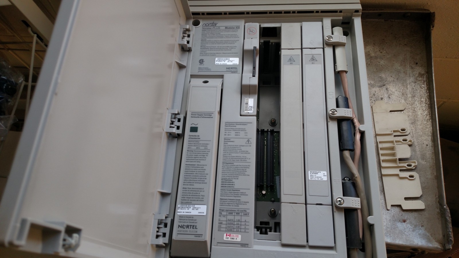 Meridian Nortel Norstar Modular ICS System NT7B53FA-93