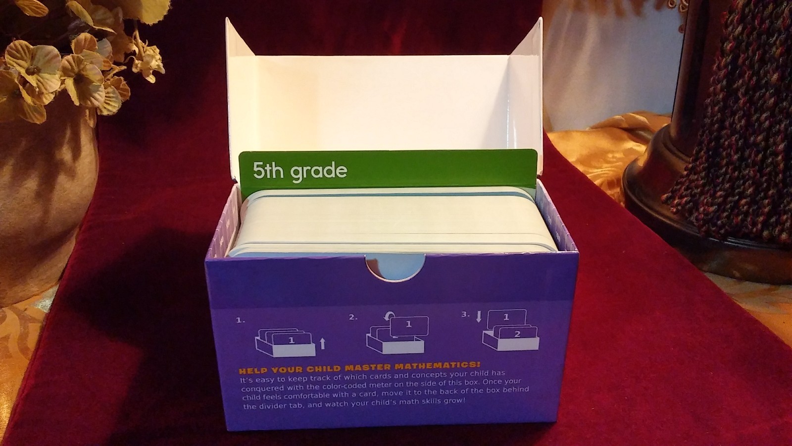 Sylvan Learning 5th grade math flash cards, 240 cards for improving math skills