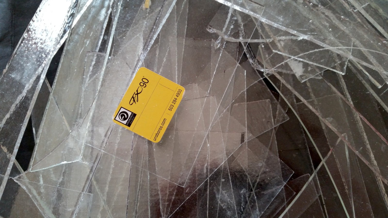 Fused Glass clear scraps 90 COE Bullseye and Uroboros