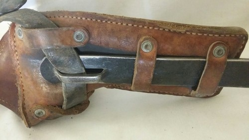 VINTAGE PAIR KLEIN TOOLS CLIMBERS GAFFS TREE POLE CLIMBING SPIKES LINEMAN