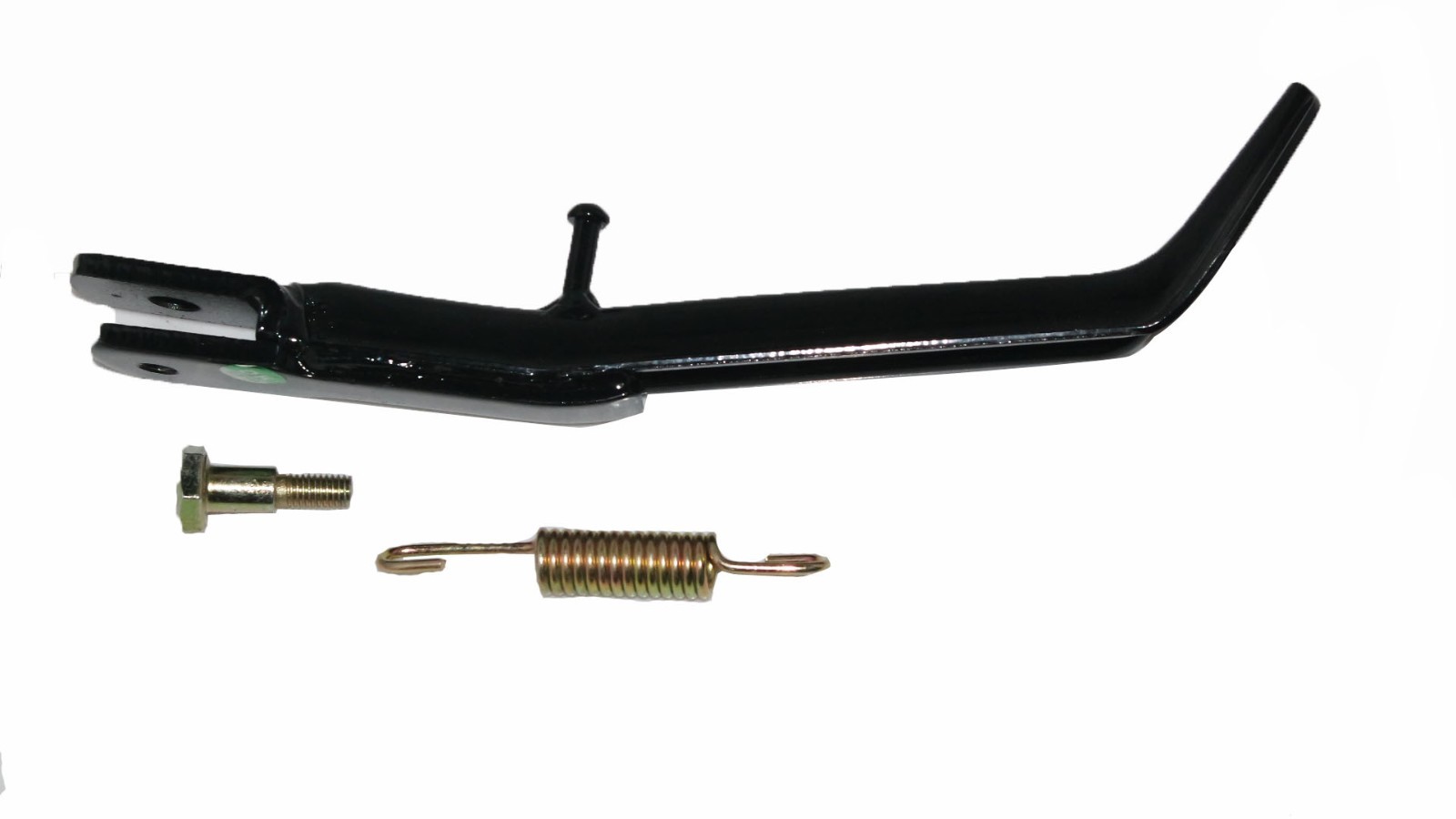 New Yamaha RX100 Side Stand With Spring and Fixing Bolt Black