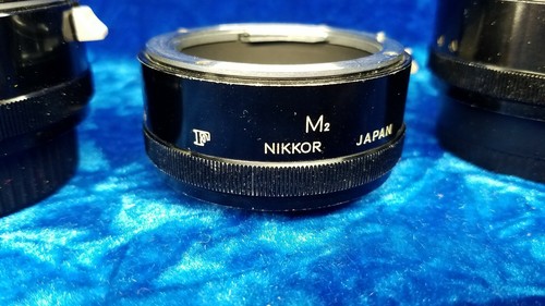 VINTAGE NIKON NIKKOR F * M & M2 EXTENSION TUBES