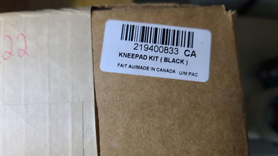 Can-Am 219400833 Knee Pad Kit - Black - Genuine OEM New