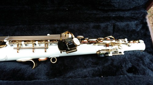 L.A. Sax Straight Soprano Saxophone w/ Case, Plus Extras