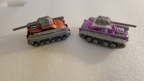 New Tank Tracks and Tank Turrets V3 for custom hotwheels  1/64 scale.