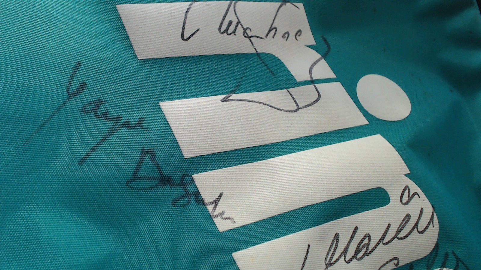 Vintage Prince Benetton Sportsystem Tennis Racquet Pro Team Bag many Autographs