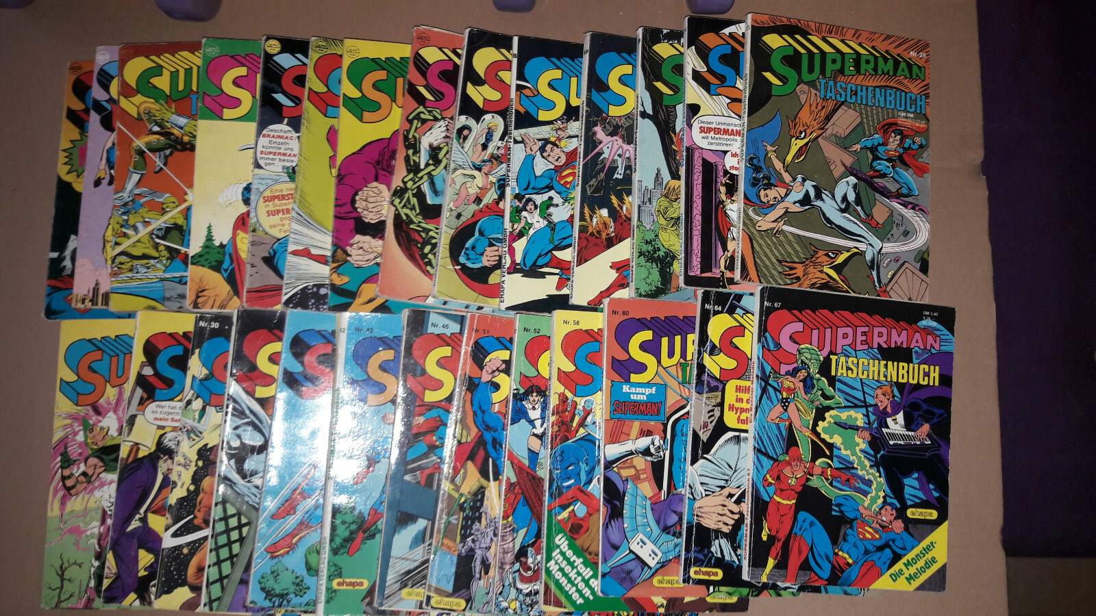 Superman Batman Ehapa Taschenbuch Superband  usw.