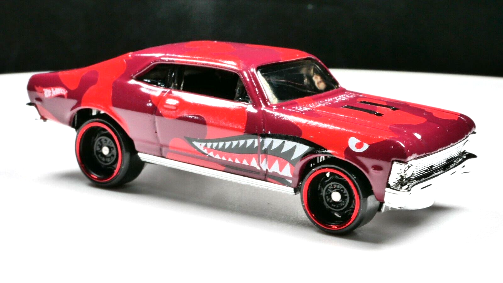 1968 CHEVY NOVA CAMOUFLAGE RED 1/64 SCALE DIECAST COLLECTOR MODEL CAR