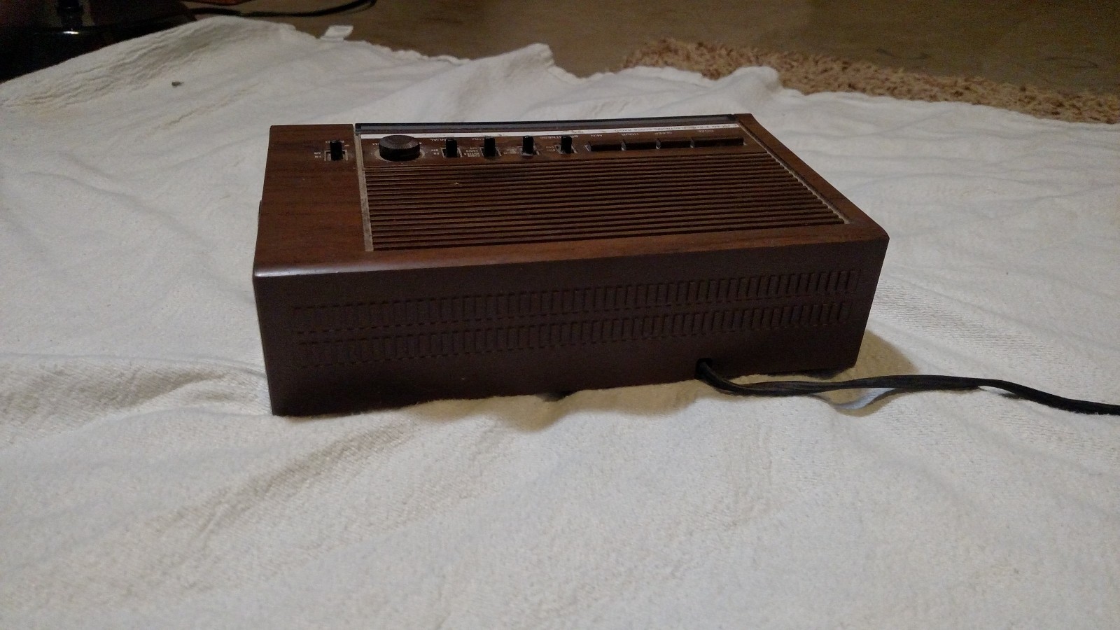 Panasonic vintage clock radio alarm clock