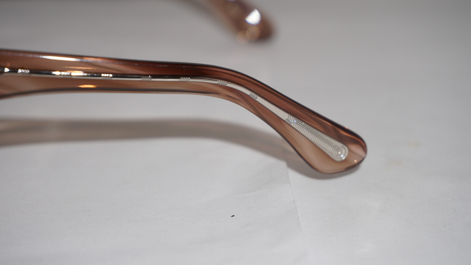 Pre-owned Oliver Peoples Sunglasses Lynes Sun Pink Brown Polar Ov5449su 172652 55 18 145 In Brown Polarzied