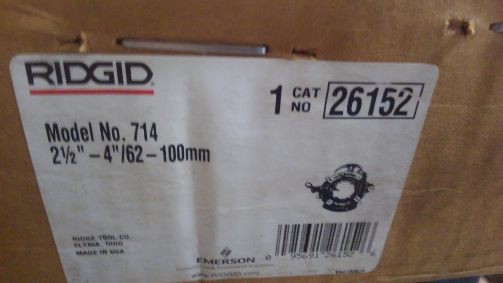 RIDGID mod 26152    2-1/2