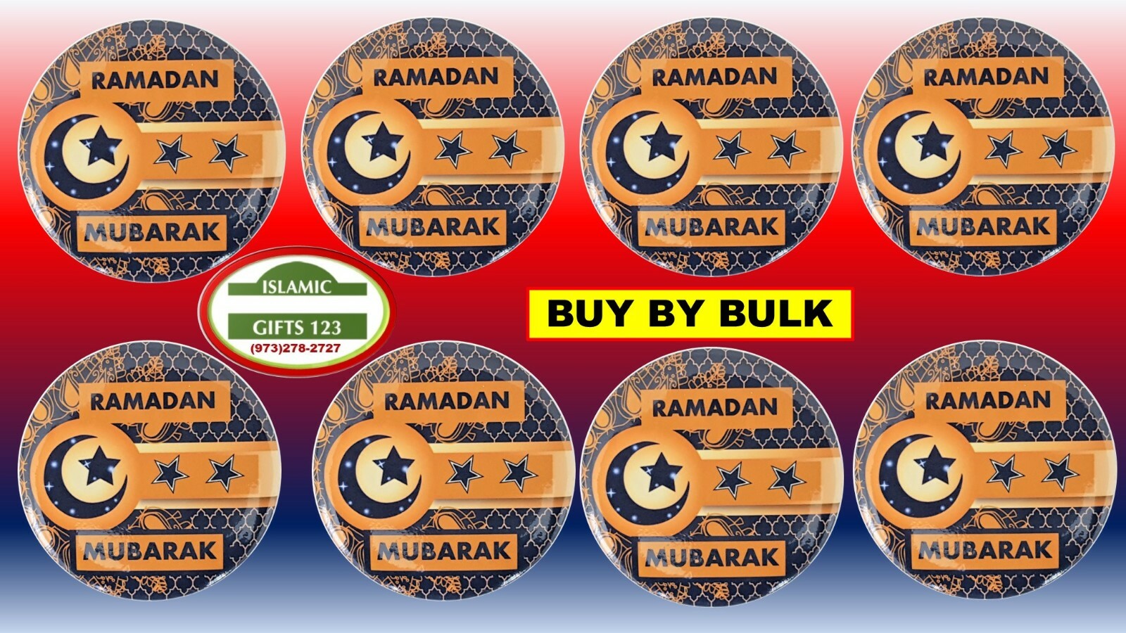 Ramadan Favors Ramadan Decoration Ramadan Button Pins Islamic Wall Decoration