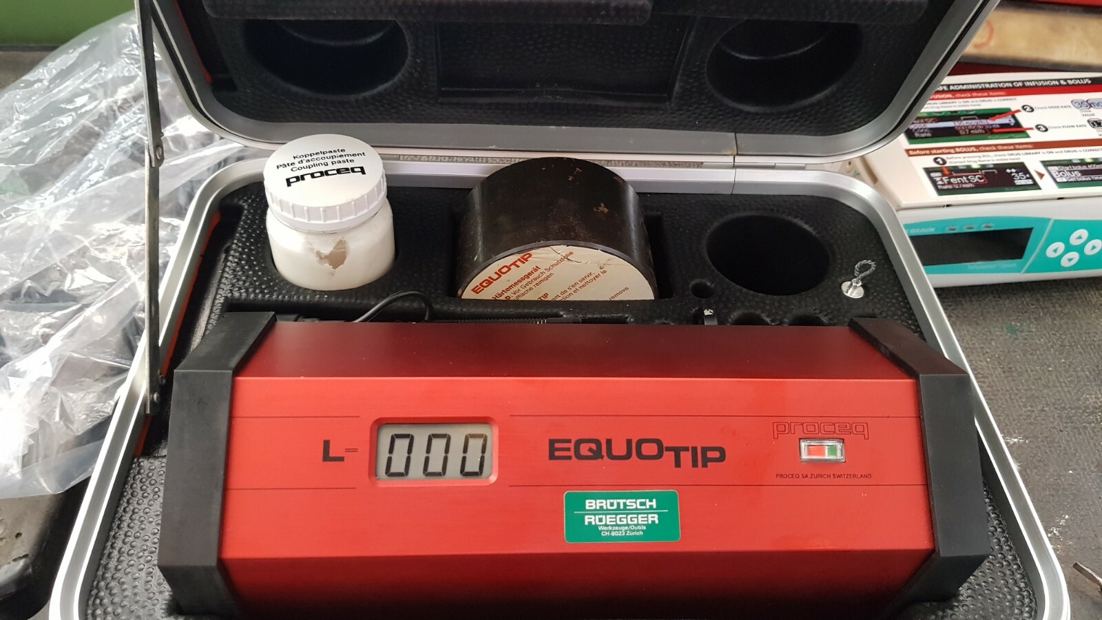 Proceq Equotip Portable Hardness Tester | eBay Proceq Equotip Portable Hardness Tester | eBay