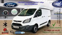 2018/18 FORD TRANSIT CUSTOM 2.0 TDi 105ps HIGH ROOF DIESEL WHITE NO VAT VAN