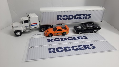 1/64th scale-Fast & the Furious -Rodgers Semi Trailer- set