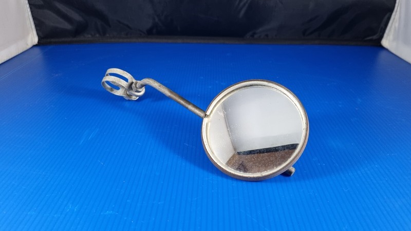 Ancien RéTroviseur Rond Cipa Avec Miroir Bombé Cyclomoteurs Motos Anciennes