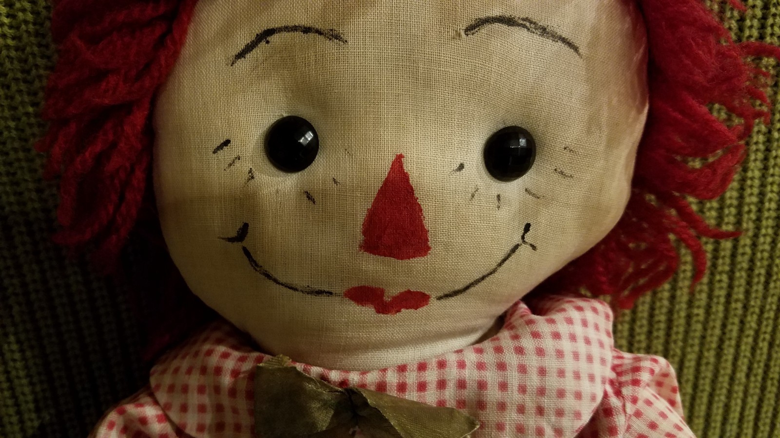 Antique Vintage Primitive OOAK Handmade Raggedy Andy  Rag Doll  ~ Adorable!