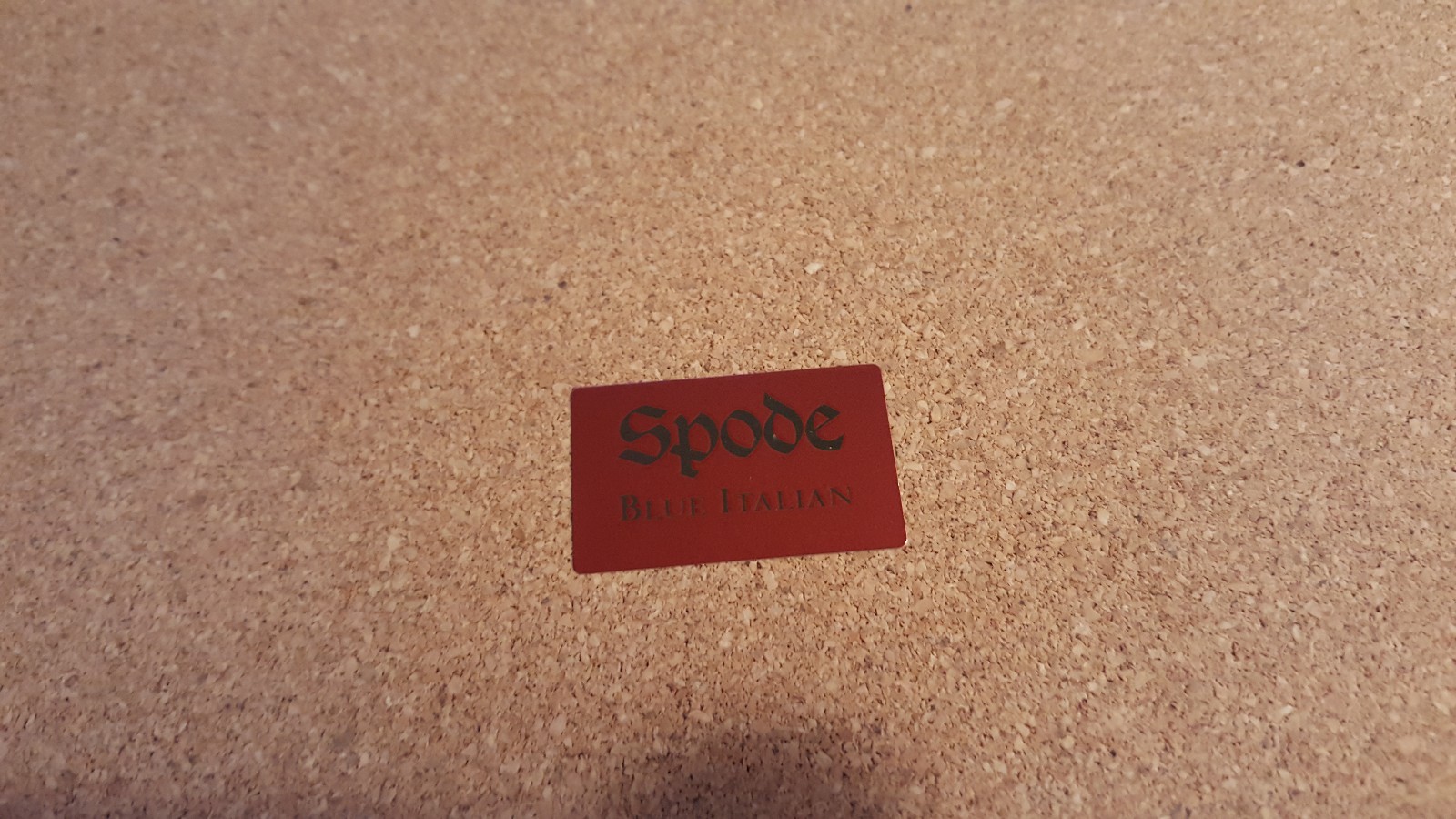 Vintage Spode BLUE ITALIAN Set Of 6 Corkboard Placemats With Original Box