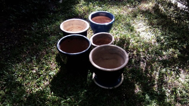 garden pots - variety of colours and sizes | Pots & Garden Beds