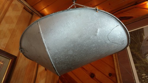 Vintage Chatillon Hanging Scale & Basket 20 lb. Farm Grocery General Store Feed